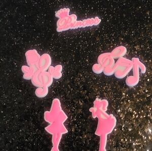 Jibbitz barbie shoe charms